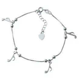 nice 925 SilverBreeze ankle bracelet no stones 2.96 gm women fashion jewelry