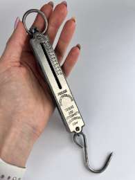 Vintage Soviet Metal Manual Mechanical Canter Scales Suspended Moscow up to 10kg