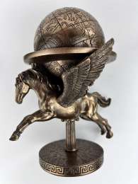 Pegasus Statue Figure Polystone Bronze Home Decor Made in Italy 18 cm
