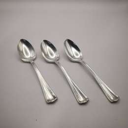 Vintage Table Spoon Set Signed Nickel Silver 42g
