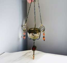 Antique candle holder lantern