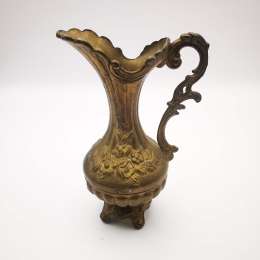 Vintage Beautiful Jug Handmade Mix Metal for Interior Decor Printing 111g