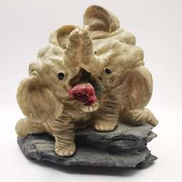 80s Vintage Very Rare Collectible Elephant Figurine