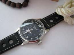 Molnija Soviet 3602 Caliber 18 Jewels Mechanical Steel Case Men's Watch