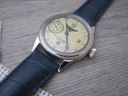 Molnija 43mm Soviet 3602 Caliber Mechanical Steel Case Men's Russian Watch
