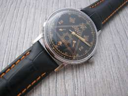 Luch USSR Caliber 2209 23 Jewels Steel Case Vintage Soviet Men's Wrist Watch