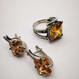 Vintage Very Beautiful 925 Sterling Silver Women's Jewelry Set 9,6 g
