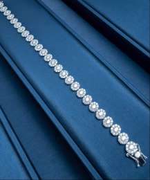 Bracelet Sterling Silver 925 Women's Jewelry Crystal Stones Party Occasion Gifts