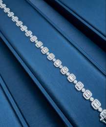 Bracelet Sterling Silver 925 Women's Jewelry Crystal Stone Partys Occasions Gift