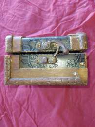Vintage Chinese Hand Carved Camphor Wood Jewelry Women Luxury 11cm *7cm*6cm