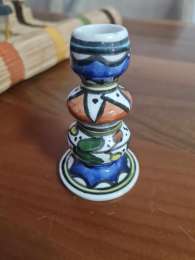 colored used  antique pocelain vase
