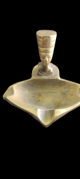 Small antique ashtray in the shape of the head of Egyptian Queen Nefertiti Decor