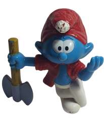 2018 Mac Do Donald's Christmas Logger SMURF MAC DONALD SMURF FIGURE