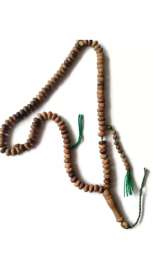Antique Rare Old Handcrafted Natural wood Tasbih Prayer Beads Free Shipping