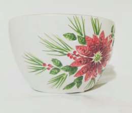 Vintage English Cup Hand Painted Embossed Stamped Flower Decoration