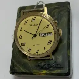 reliable  Soviet mechanical wristwatch of the Slava brand USSR 20th