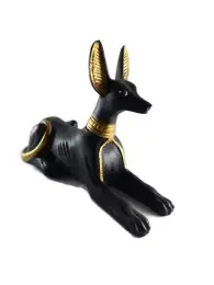 Anubis Egyptian Dog God Statue Figurine Jackal Ancient Afterlife And Deity Ebros