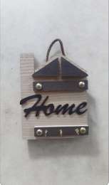 Wooden Decorative Key Wall Key Holder Hanger for Home Wall Office Use