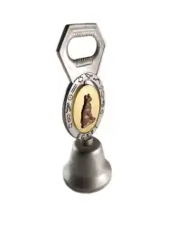 Egyptian Bottle Opener Bell Vintage Inspired Can Beer Souvenir Silver Plated
