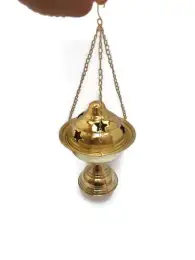 Small Incense Burner Copper Antique Pure China Brass Ornaments Egyptian Handmade