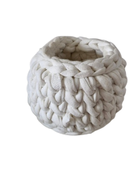 Handmade Multipurpose Crochet Basket for Home Decoration and Small Wedding Gifts