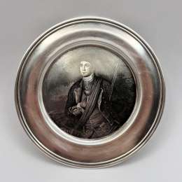 1972 Kirk Collection Vintage Sterling Silver Dish Plate Young George Washington