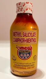 Omega Pain Killer Methyl Salicylate Camphor & Menthol 120 mL ( Liniment Base )
