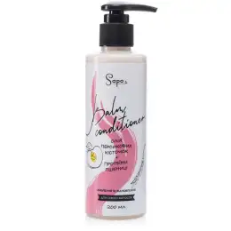 Organic Conditioner For Dry Hair With Peach Seed Oil, 200 ml