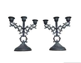 2 Of Brass Vintage Candlestick Candle Holder Set Candlesticks Holders Made Tall