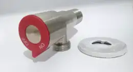 Red Wheel Angle Valve Metal VALVE Piece Water Faucet Faucet Red Iron Authentic