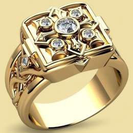 Vintage Ring Zirconia Jewelry luxury Men's Stylish Beautiful Awesome Design