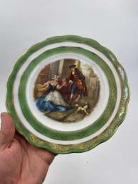 London Plate Vintage Romantic Couple Courting Love Story Souvenir Dich 9 in