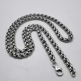 Vintage Beautiful  Jewelry Chain, 925 Sterling Silver, Signed  38.14g