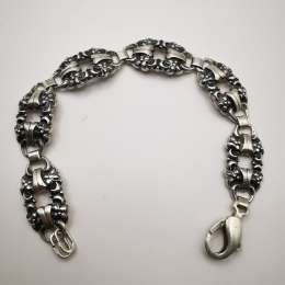 Artwork,Vintage,Chic Women's Bracelet,925 Sterling Silver, Jewelry  15,9 g