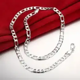 925 Sterling Silver Necklace Chain Men Women Stamped Pendant Jewelry 11 g Gifts