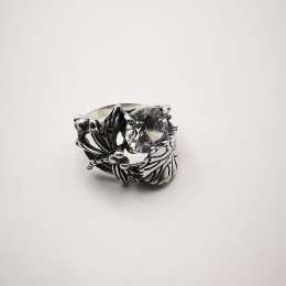 Artwork, Vintage Women's Ring, 925 Sterling Silver, Cetrine Jewelry