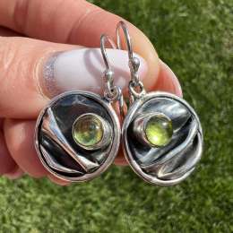 Taxco Dawn Vintage Sterling Silver 925 Women's Jewelry Earrings Hand Made Marked