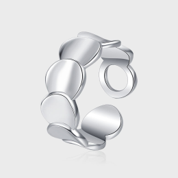 Ins Fashion 925 Sterling Silver Scales Ring Female Rare ring Style Fashion 7g
