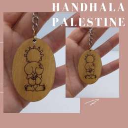 Handala Palestine Key chains A commemorative main ring symbolizes this character