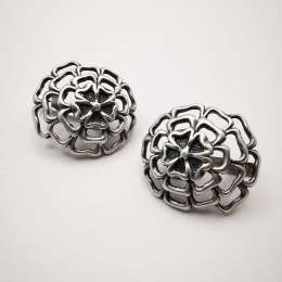 Artwork,Vintage,Fancy Women's Earrings,925 Silver,Jewelry 8,8 g