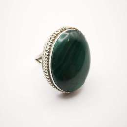 Exclusive Vintage,Unisex Ring,925 Sterling Silver Star,Jewelry,Malachite