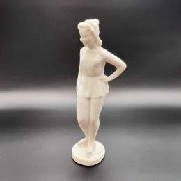 Vintage Miniature USSR Figure Statue Figure Skating Athlete Old Plastic