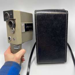 1960 Vintage Film Cinema Movie Camcorder Camera USSR LOMO AURORA 8mm in Case