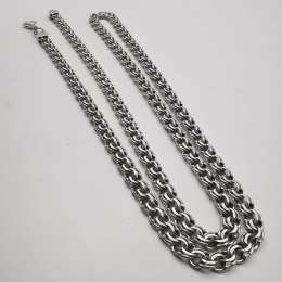 Vintage Beautiful  Jewelry Chain, 925 Sterling Silver, Signed  20.67g