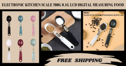 Electronic Kitchen Scale 500g 0.1g LCD Digital Measuring Food