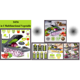 14/16 in 1 Multifunctional Vegetable Chopper Handle Food Grate Chopper Vegetable