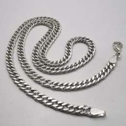 Vintage Beautiful  Jewelry Chain, 925 Sterling Silver, Signed  22.84g