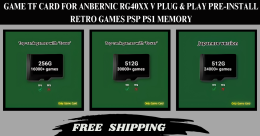 TF Card For Anbernic RG40XX V RG40XXV Plug&play Pre-install Retro Games