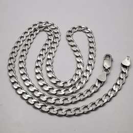 Vintage Beautiful  Jewelry Chain, 925 Sterling Silver, Signed 18.57g