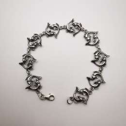Vintage Beautiful Women's Bracelet Jewelry,925 Sterling Silver,Handmade